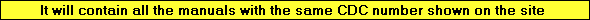 It will contain all the manuals with the same CDC number shown on the site